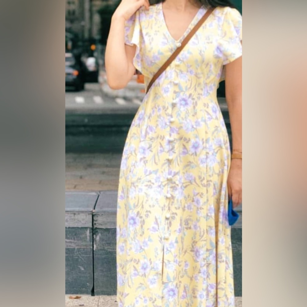 Calvin Klein Purple  Maxi Sundress